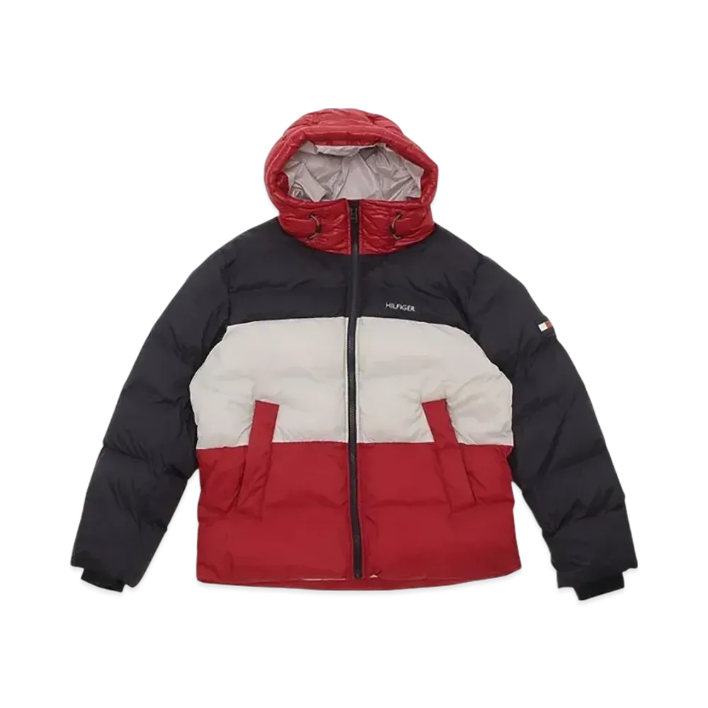 TOMMY HILFIGER Performance Hoody Puffer Jacket "Ice Red"