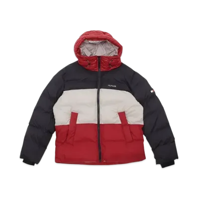 TOMMY HILFIGER Performance Hoody Puffer Jacket "Ice Red"