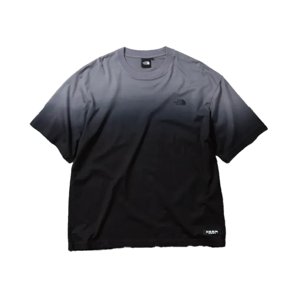The North Face S/S Shikkoku Gradation Square Logo Tee "Black"