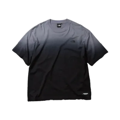 The North Face S/S Shikkoku Gradation Square Logo Tee "Black"