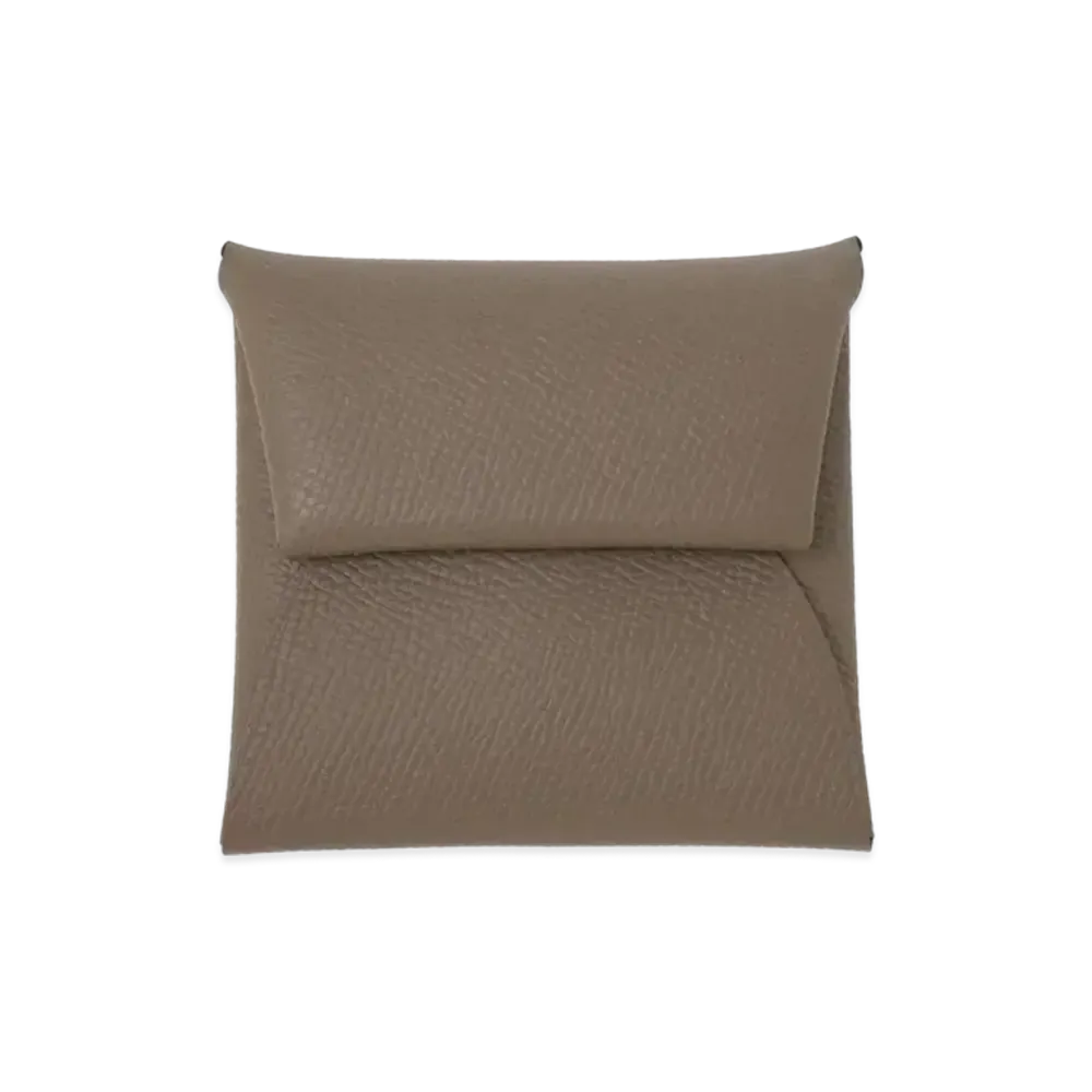Hermes Bastia Change Purse "Etoupe"