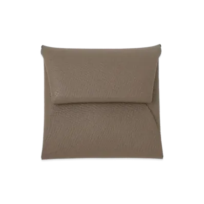Hermes Bastia Change Purse "Etoupe"