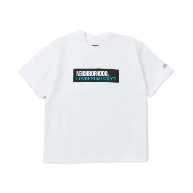 NEIGHBORHOOD NH 231 Spot . Tee SS-2 "White Blue"