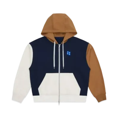 ADERERROR Tag Hoodie Zip-Up 02 "Navy"