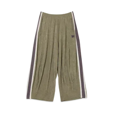 NEEDLES x Sasquatchfabrix. H.D. Track Pant - Poly Velour "Khaki"