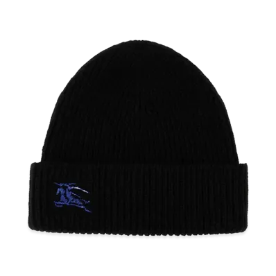 Burberry Women's Cashmere Beanie Hat "Black"