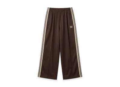NEEDLES x STUDIOUS H.D. Track Pant - Poly Smooth "Brown"