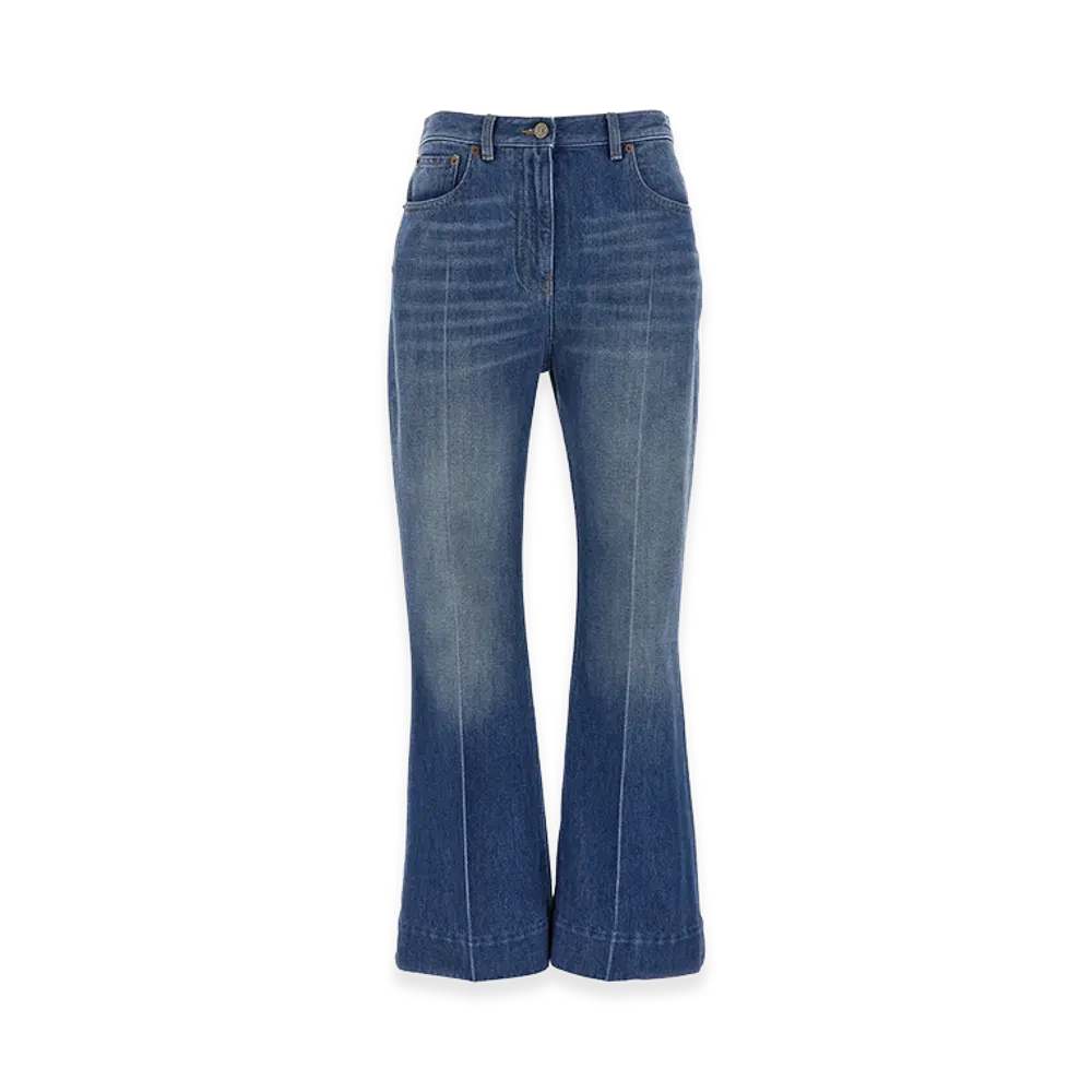 Valentino Women's Flared Jeans "Light Blue"