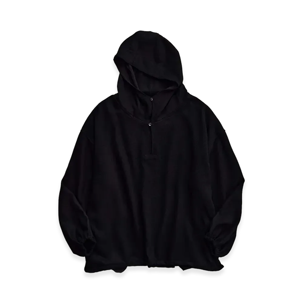 NICENESS Lanegan Cashmere Tweed Snow Parka "Black"