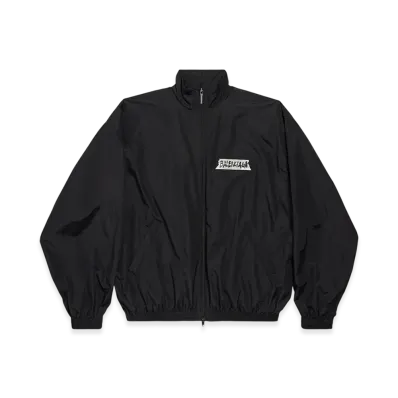 BALENCIAGA Masking Tape Tracksuit Jacket Medium Fit "Black"