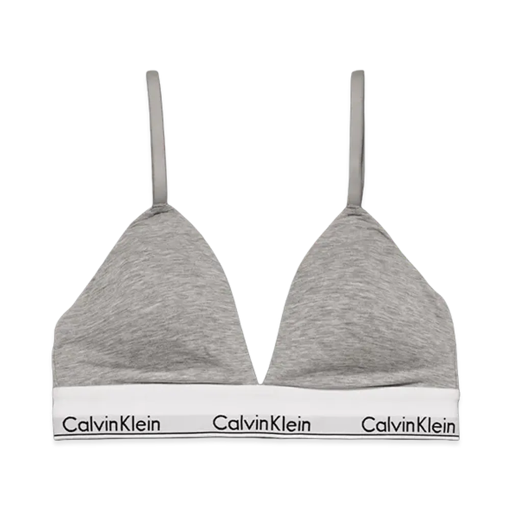 Calvin Klein Icon Cotton Modal Bralette "Gray"