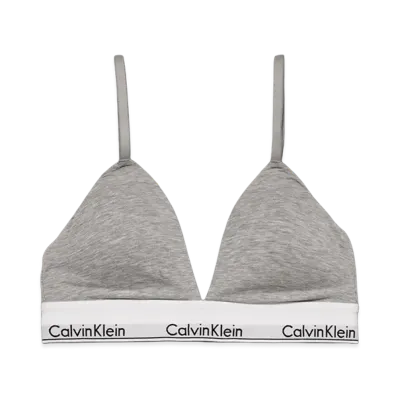 Calvin Klein Icon Cotton Modal Bralette "Gray"