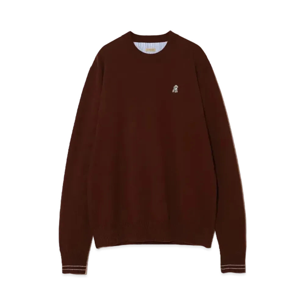 UNDERCOVER Cashmere Blend Wool Knit Pullover "Brown"