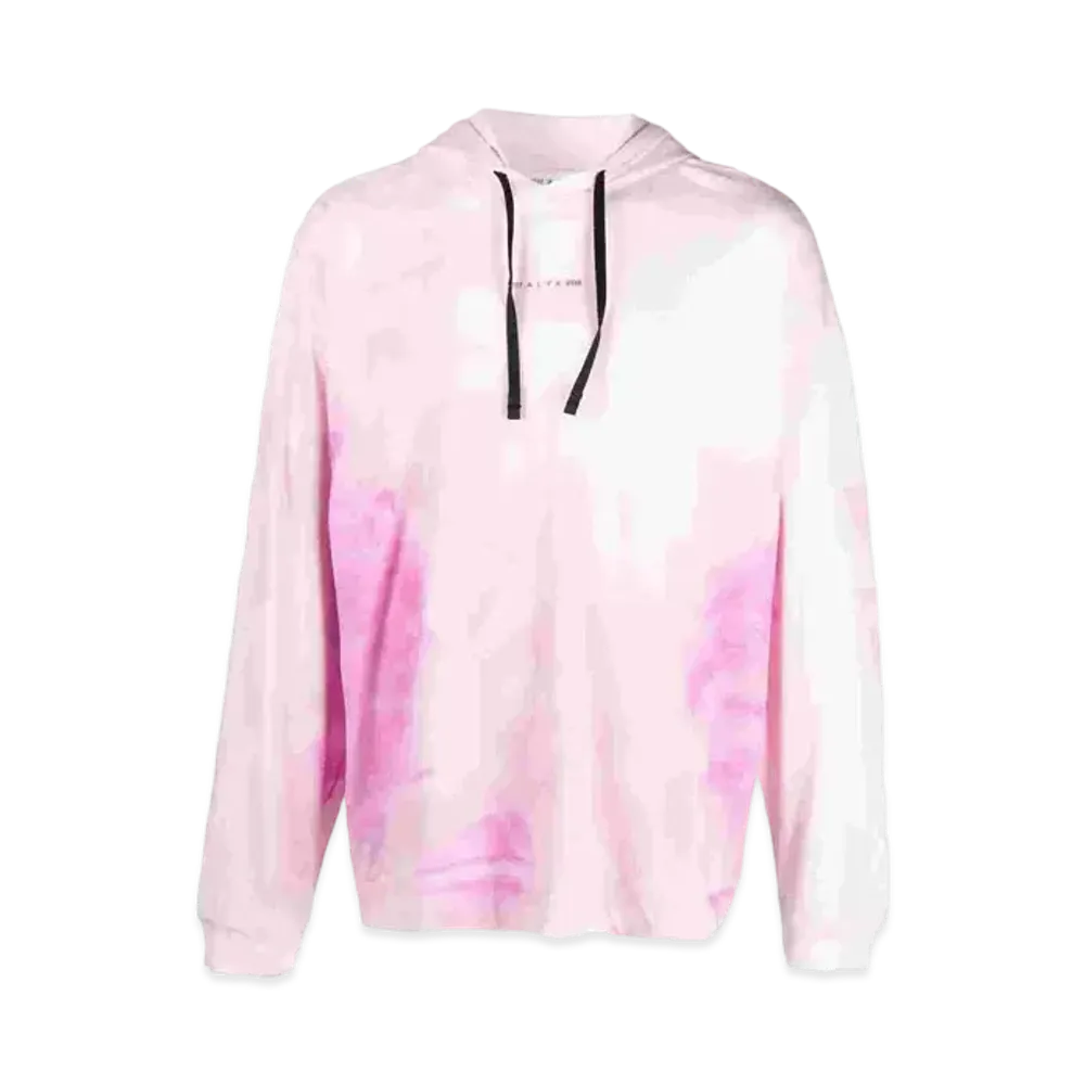 1017 ALYX 9SM Tie Dye Print Hoodie "Pink"