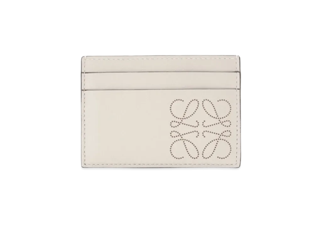 LOEWE Brand Plain Cardholder "Light Oat / Tan"