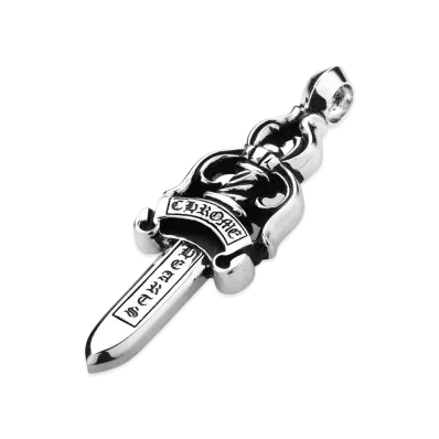 Chrome Hearts Large Dagger Pendant "Silver"