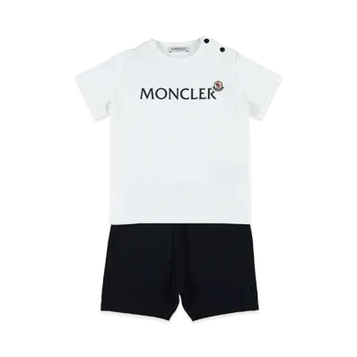 MONCLER Kids T-Shirt And Shorts Set "White"
