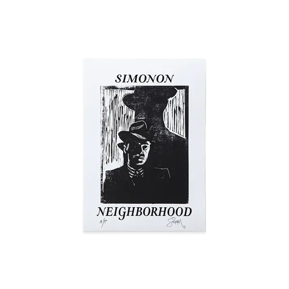 NEIGHBORHOOD x PAUL SIMONON Poster-1 "Black"