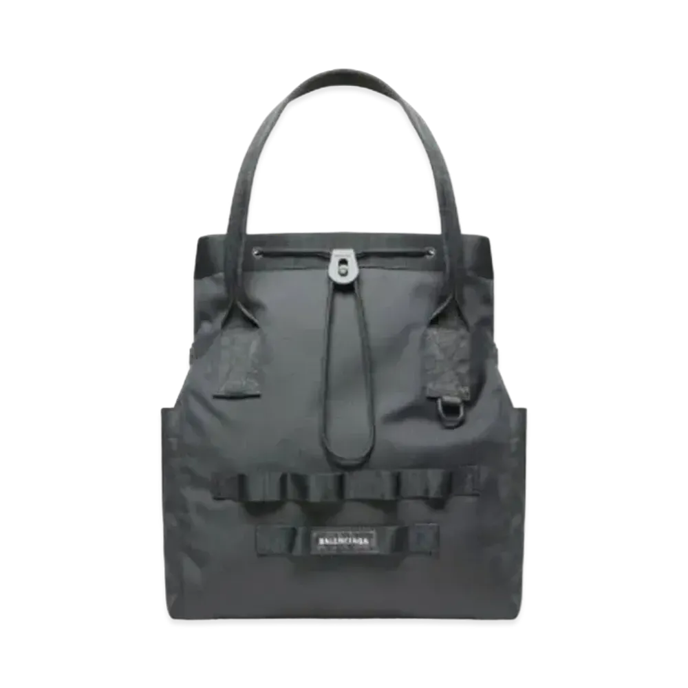 BALENCIAGA Army Medium Tote Bag "Gray&Silver"