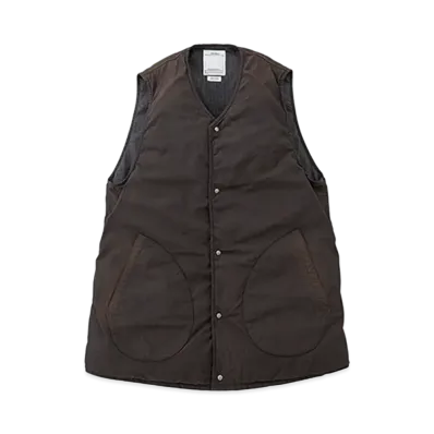visvim KORA DOWN VEST (NY/C) "Black"