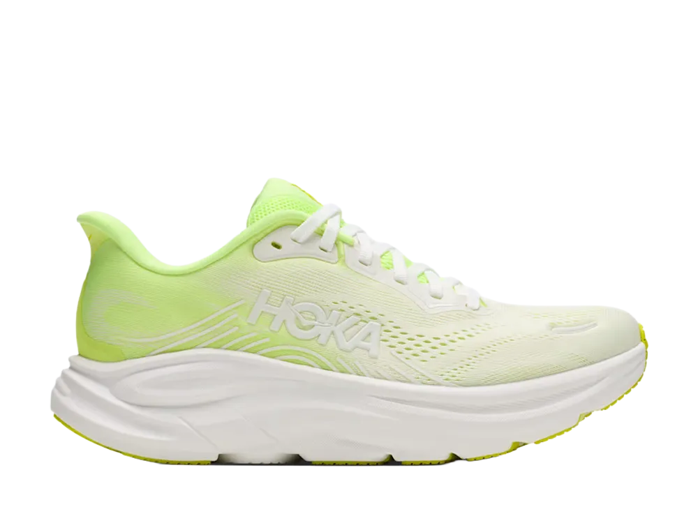 Hoka Women's Clifton 11 Wide "Neon Yuzu/Frost"