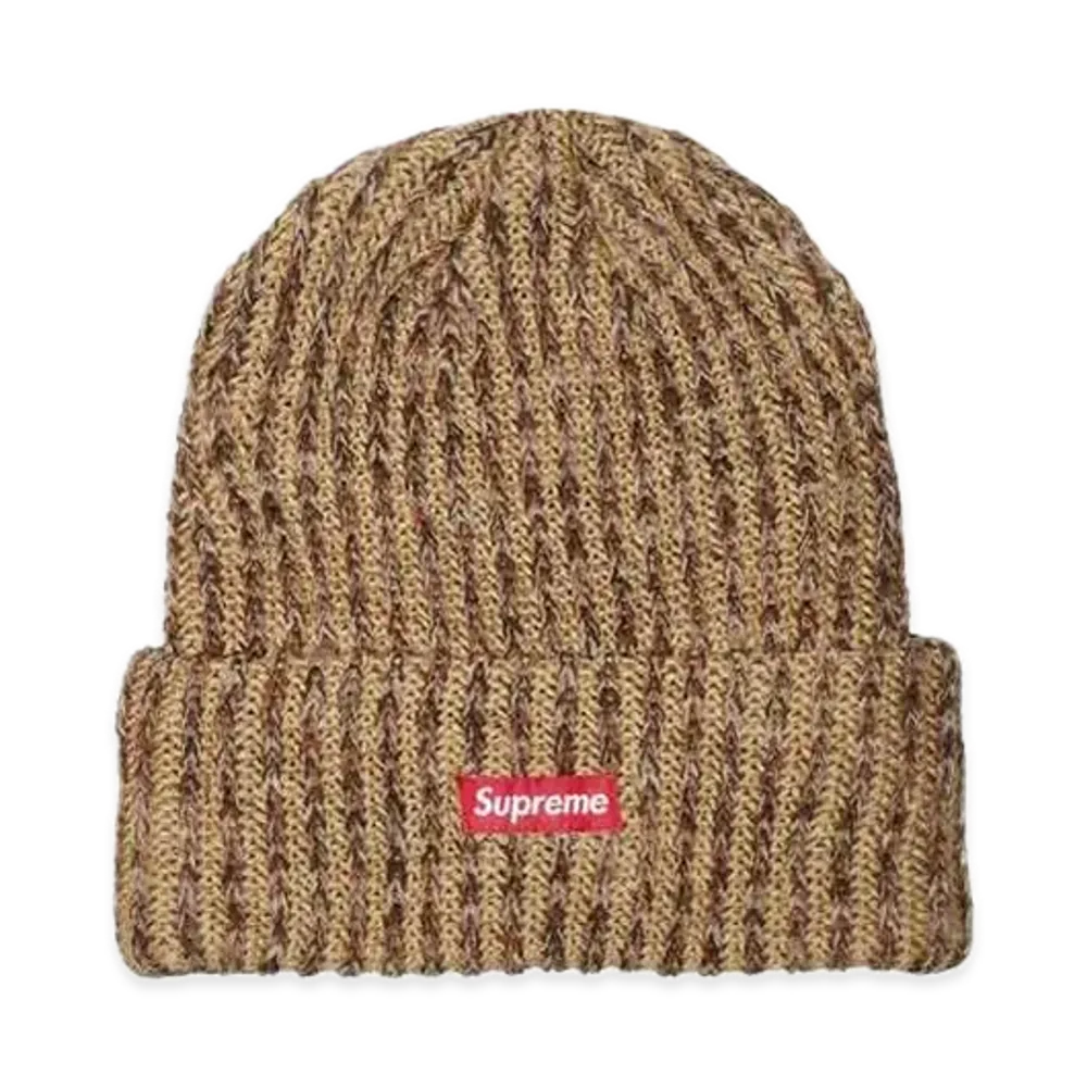 Supreme Rainbow Loose Gauge Beanie "Tan" (24FW)