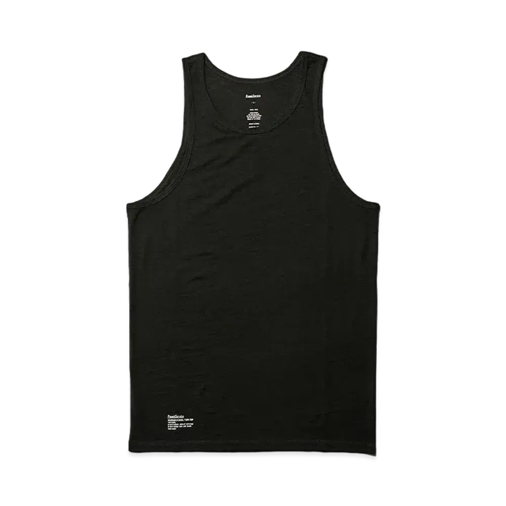 FreshService Washable Wool Tank Top "Black"