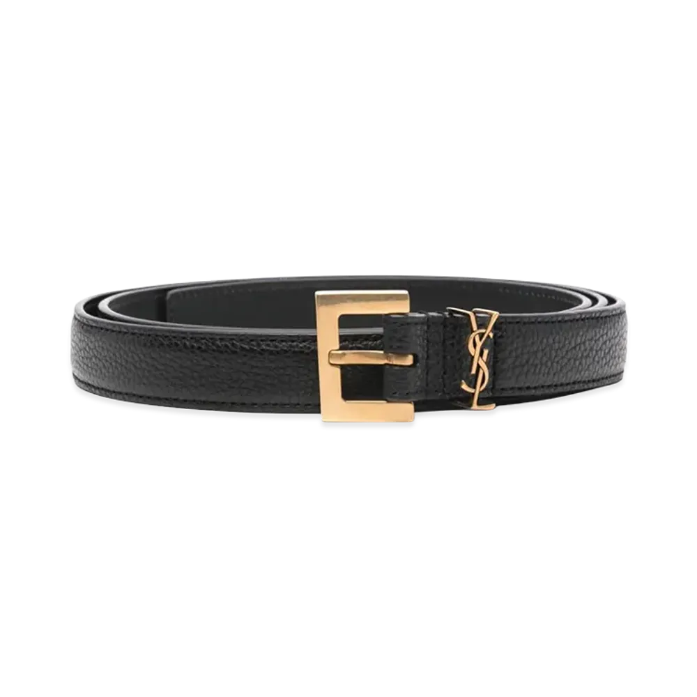 Saint Laurent 'Ysl' Belt "Black"