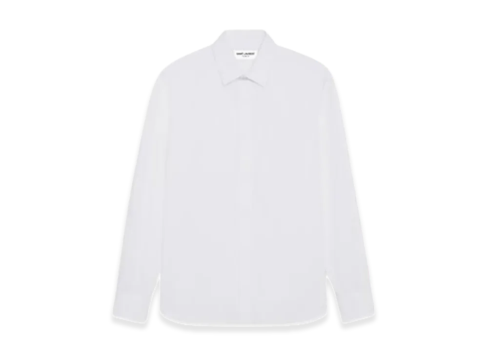 Saint Laurent Poplin Shirt "White"