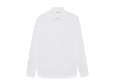 Saint Laurent Poplin Shirt "White"