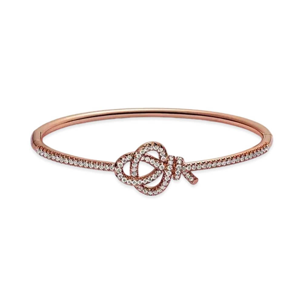 Tiffany & Co. Tiffany Keys Woven Keys Hinged Bracelet "Rose Gold/Diamond"