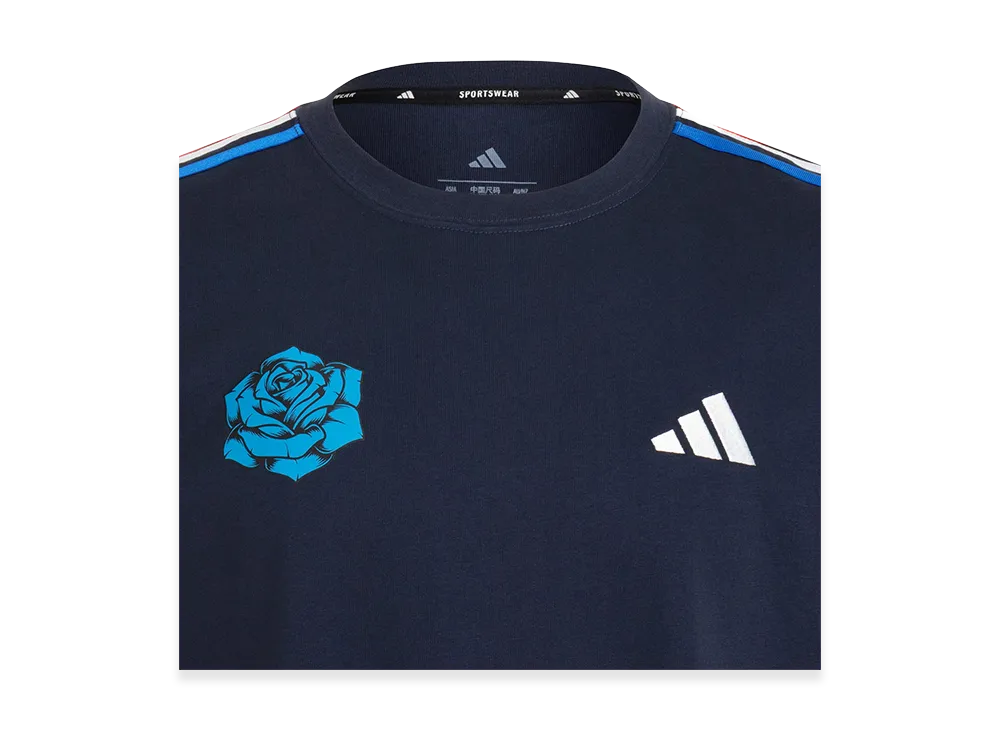 adidas x Ado Three Stripes Short Sleeve T-Shirt adidas x Ado Three Stripes Short Sleeve T-Shirt