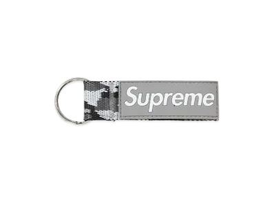 Supreme Webbing Keychain (26SS) "Snow Camo"