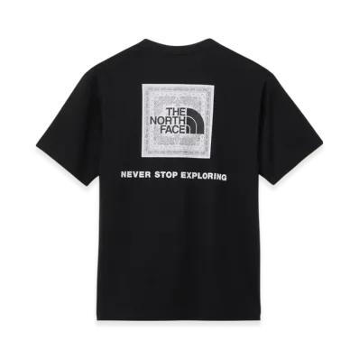 The North Face Men's Short Sleeve Bandana Square Logo Tee "Black2"