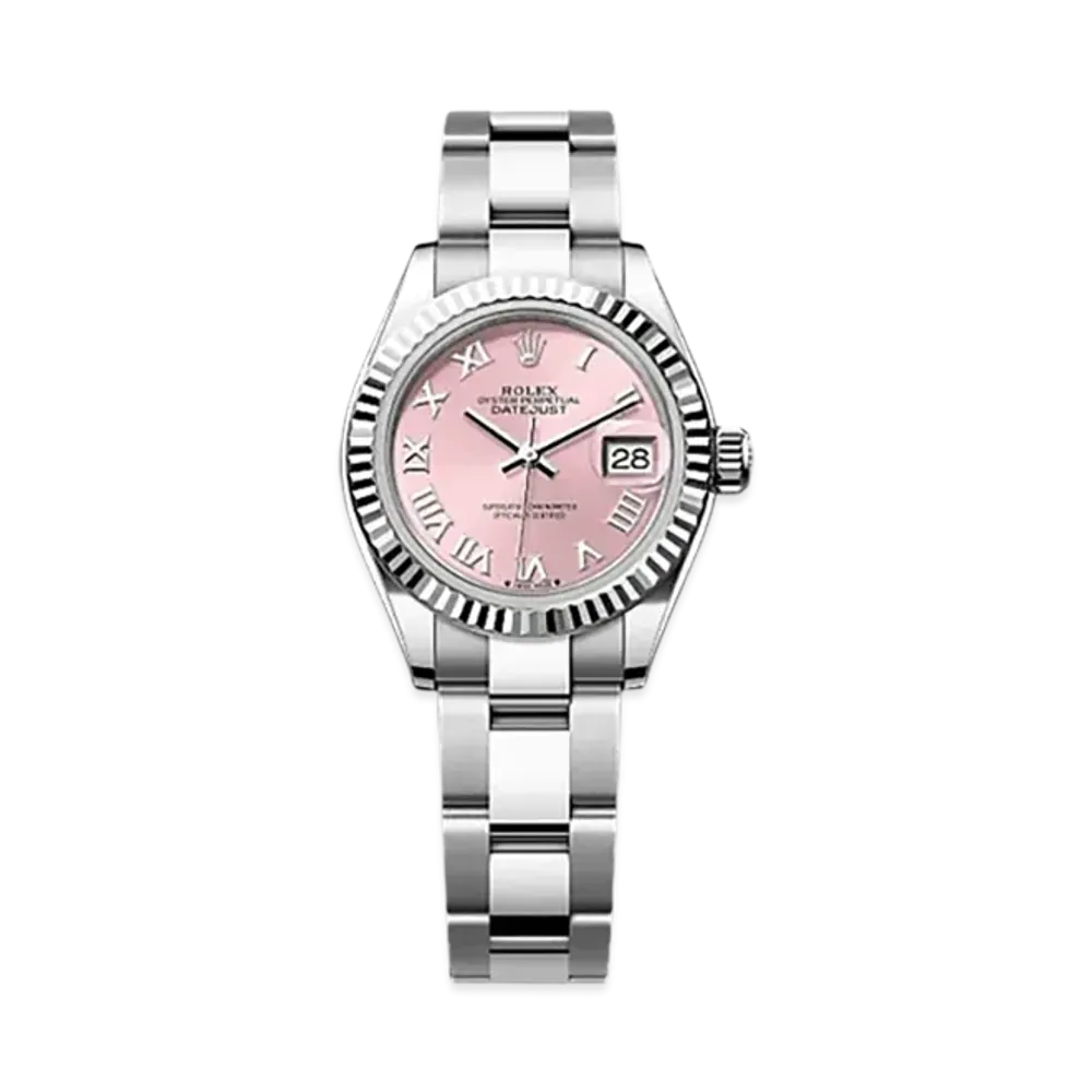 ROLEX Lady-Datejust Oystersteel & White Gold "Pink"