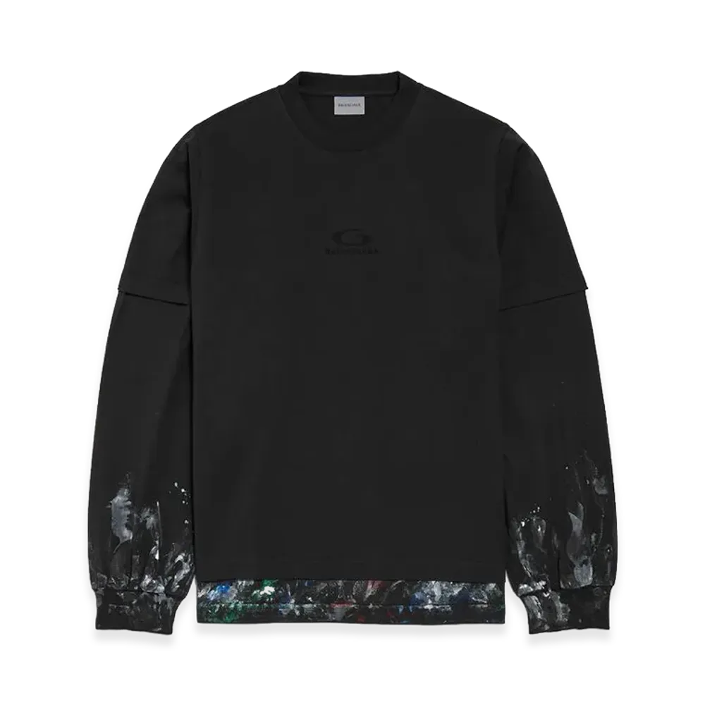 BALENCIAGA Hybrid Double T-Shirt "Black"