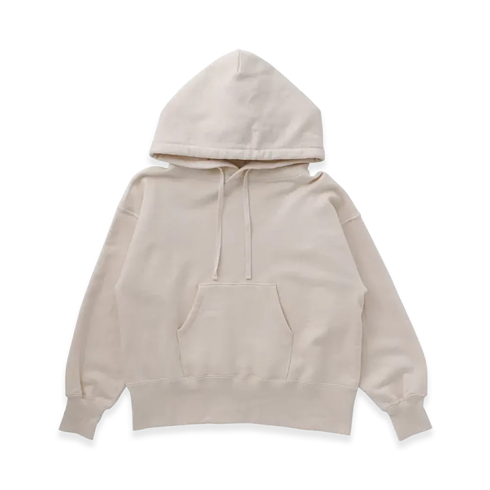 T.T Taiga Takahashi LOT.604 Hooded Sweat Shirt "Washed Ivory"