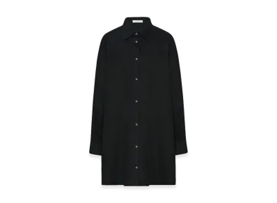 The Row Women's Luka Virgin Wool Shirt "Black"