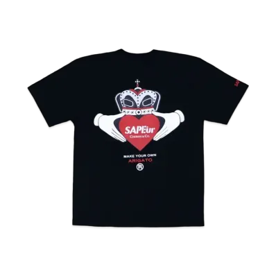 SAPEur Claddagh Heart S/S Tee "Black"