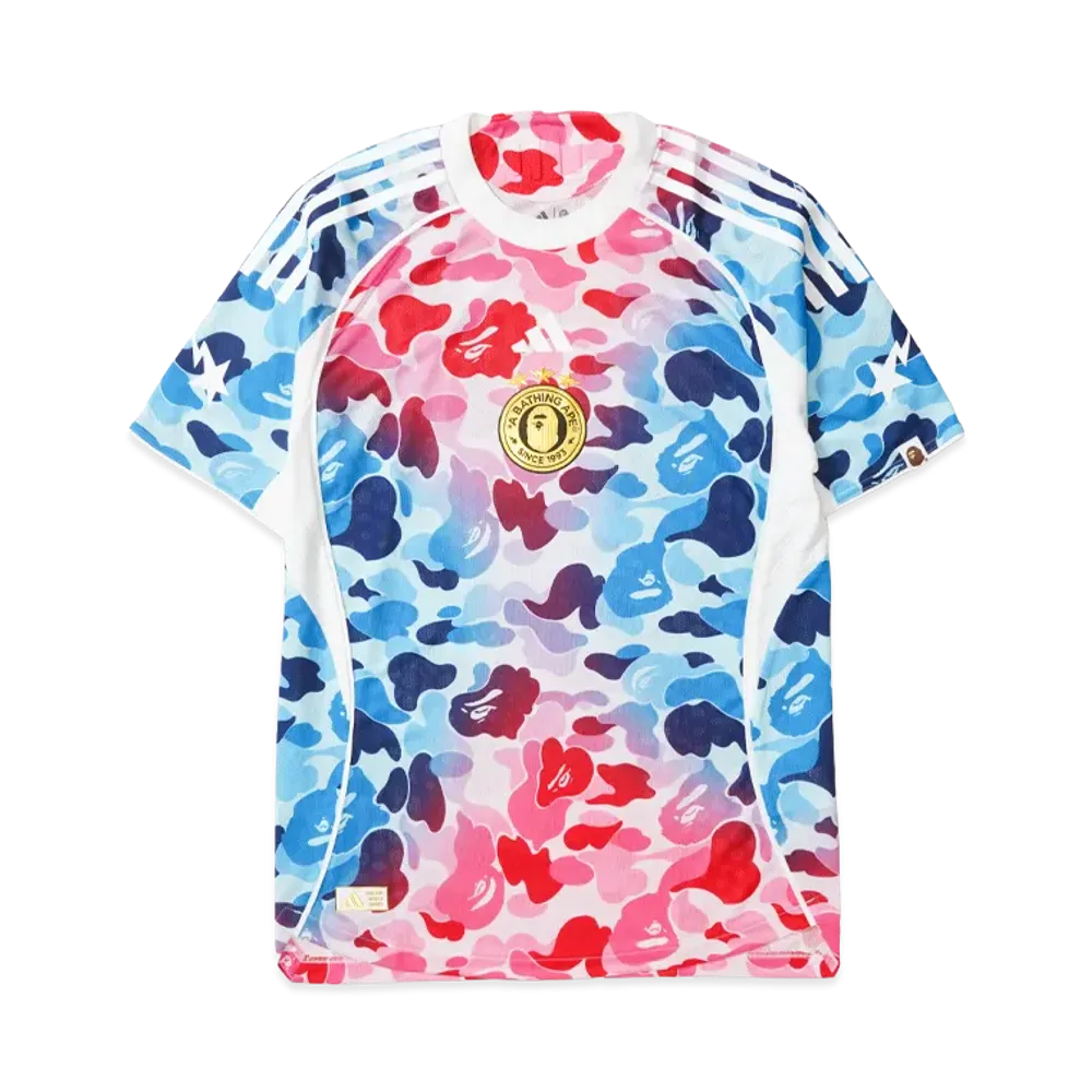 adidas x A BATHING APE BAPE FB Jersey "Shock Blue"