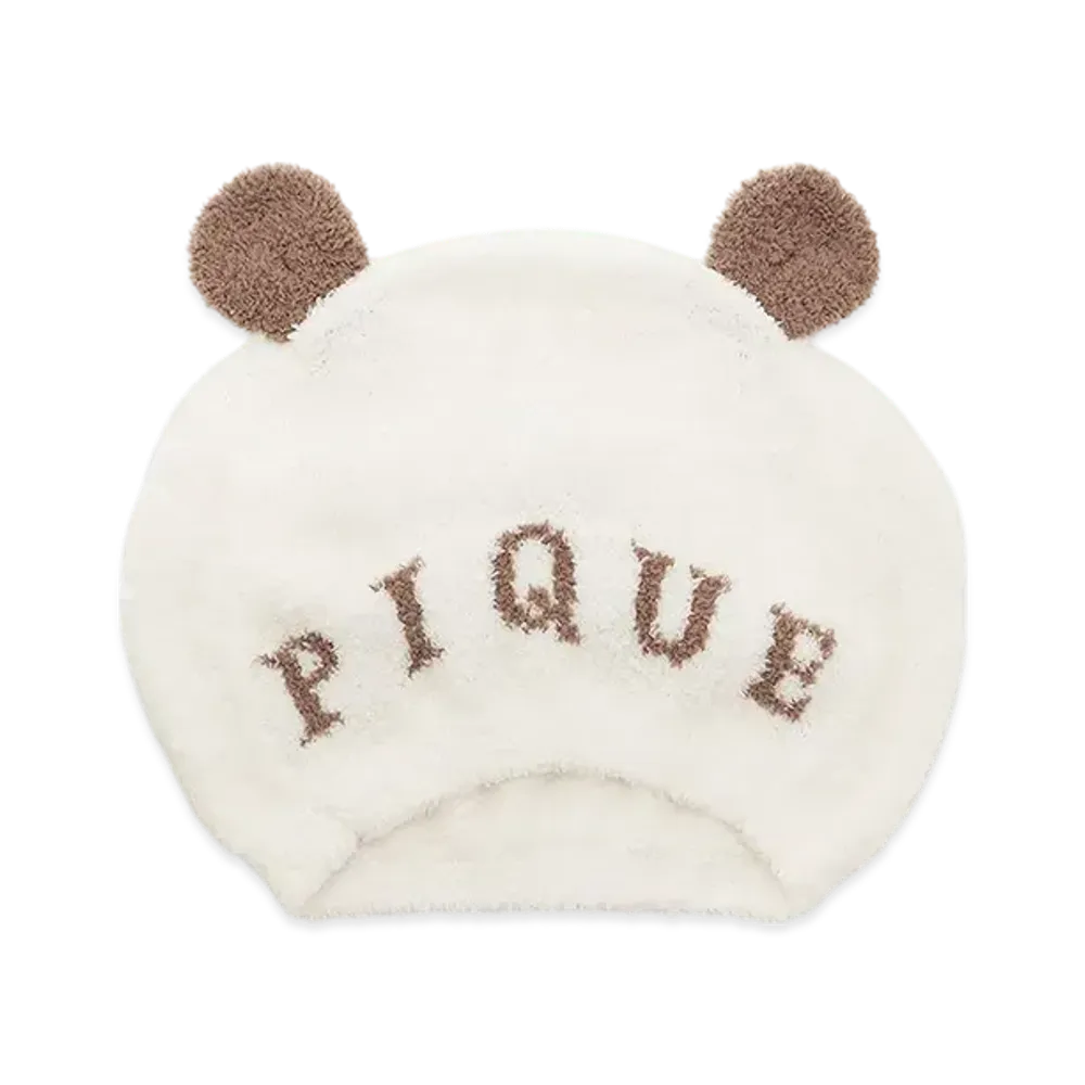 GELATO PIQUE Sleep Panda Jacquard Water Absorption Cap "Off White"