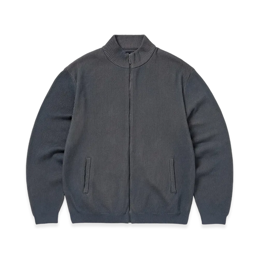 thisisneverthat Full Zip Cardigan "Slate"