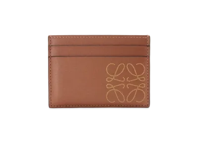 LOEWE Brand Plain Cardholder "Tan / Ochre"