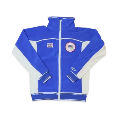 SAPEur Kid's 2028 Los Angeles Pile Jersey Jacket "Blue"