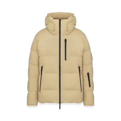 Dior Descente and Peter Doig Quilted Down Ski Jacket Technical Taffeta "Beige"