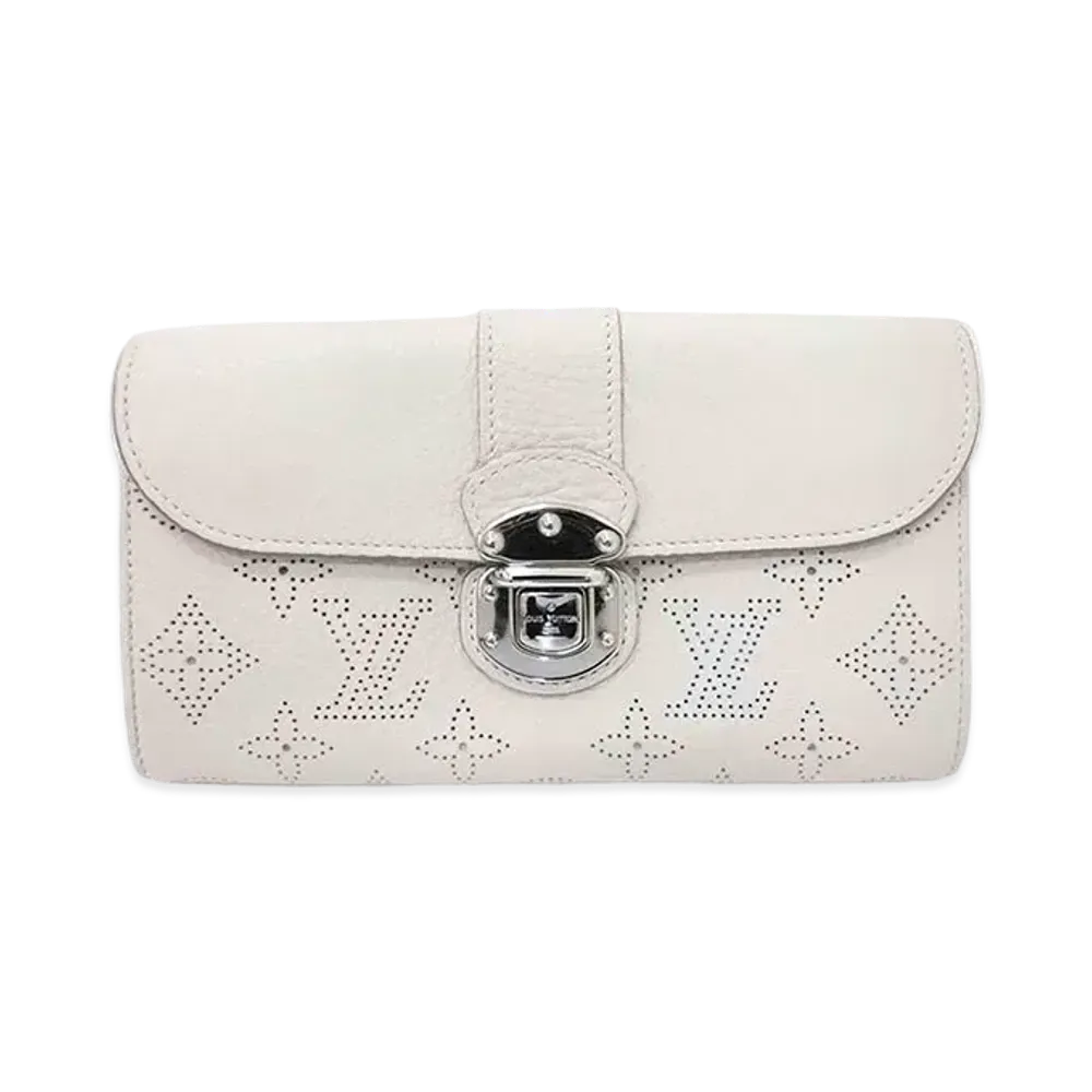 Louis Vuitton Iris Wallet Mahina "Blanc"