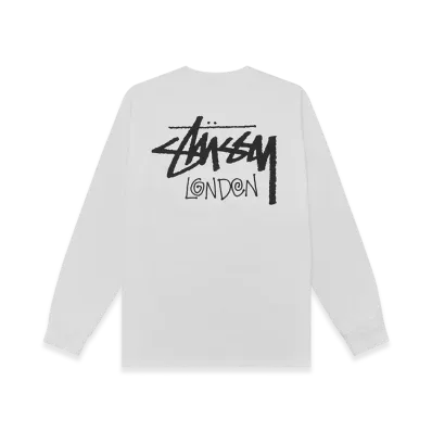 Stussy Stock London LS Tee "White"