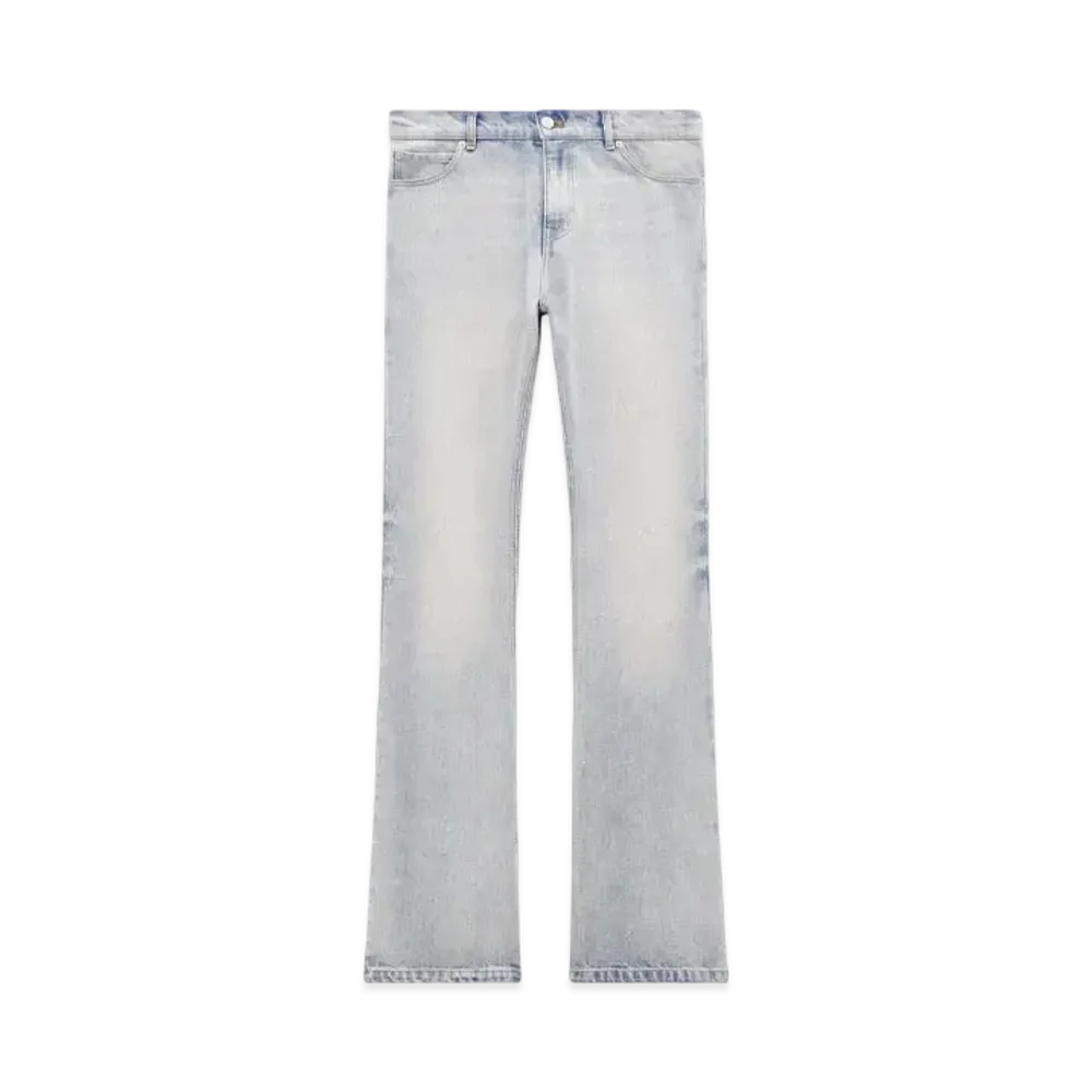 Courreges 70'S Bootcut Denim Pants "Light Blue"