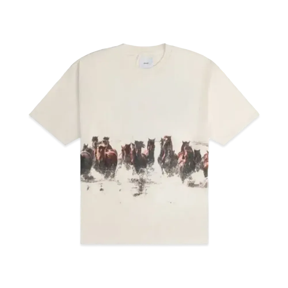 RHUDE Wild Horses Tee "White"