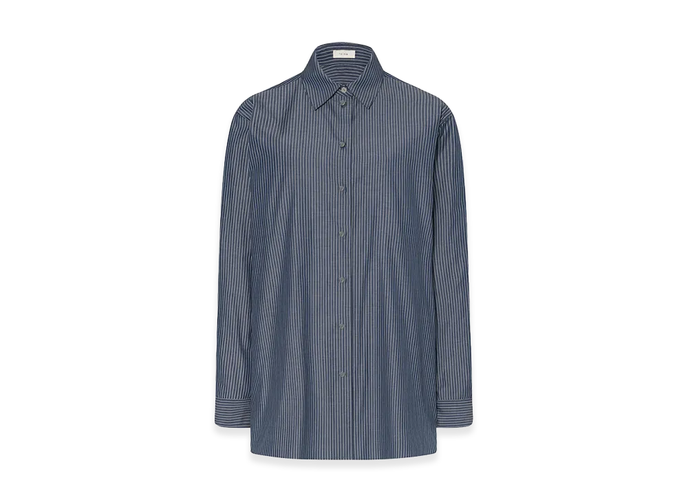 The Row Women's Sisilia Cotton Shirt "Blue"
